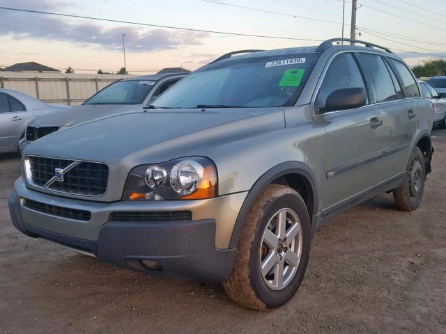 YV4CY592061241435 - 2006 VOLVO XC90 GREEN photo 2