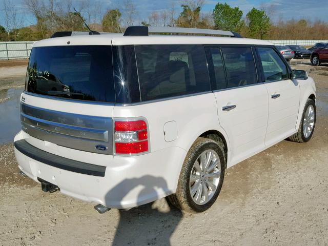 2FMGK5D80JBA22713 - 2018 FORD FLEX LIMIT WHITE photo 4