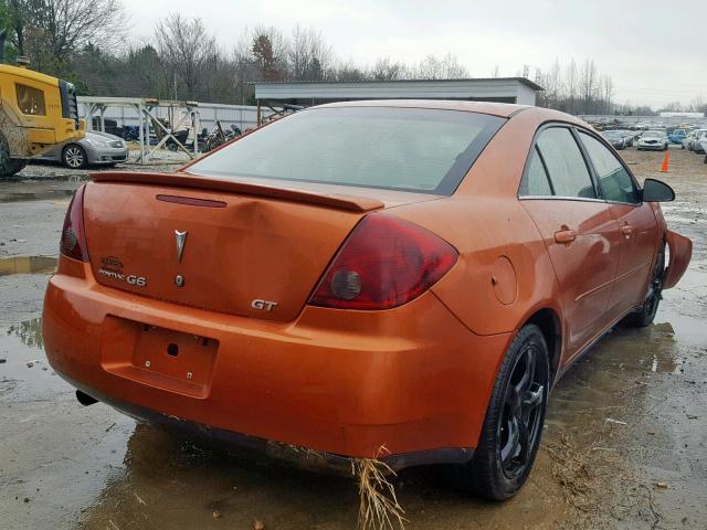 1G2ZH558564170243 - 2006 PONTIAC G6 GT ORANGE photo 4