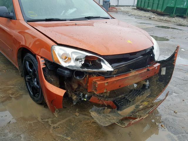 1G2ZH558564170243 - 2006 PONTIAC G6 GT ORANGE photo 9