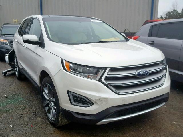 2FMPK3K90GBB70658 - 2016 FORD EDGE TITAN WHITE photo 1