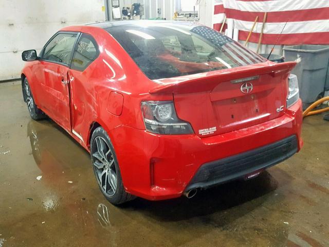 JTKJF5C76F3092871 - 2015 TOYOTA SCION TC წითელი ფოტო 3
