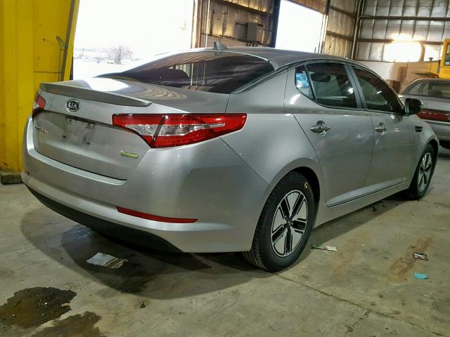 KNAGM4AD5C5013410 - 2012 KIA OPTIMA HYB GOLD photo 4