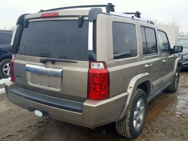 1J8HG58N86C302583 - 2006 JEEP COMMANDER GOLD photo 4