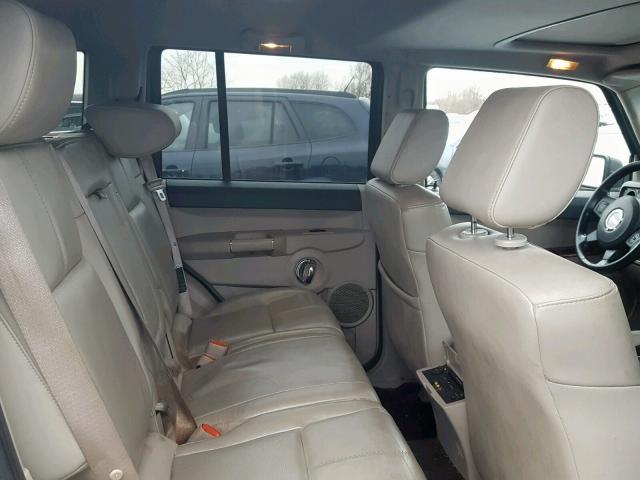 1J8HG58N86C302583 - 2006 JEEP COMMANDER GOLD photo 6