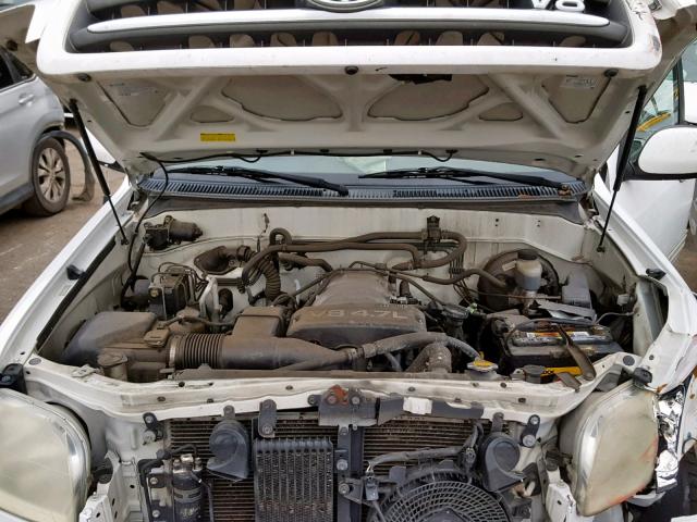 5TDZT38A64S235616 - 2004 TOYOTA SEQUOIA LI WHITE photo 7