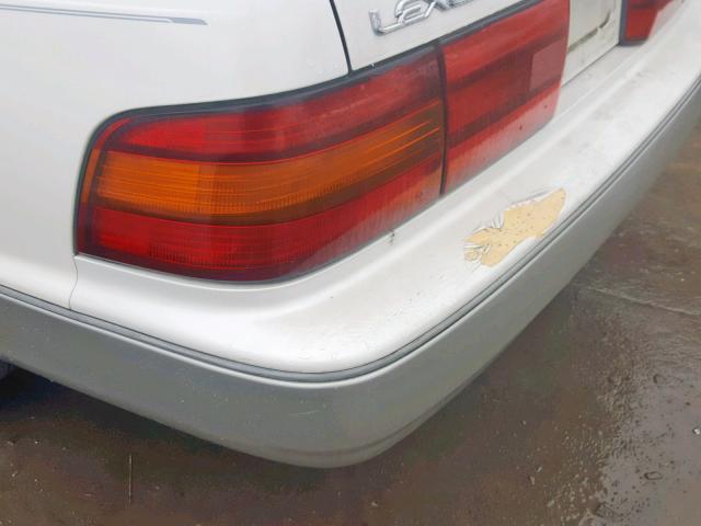 JT8UF11E3N0098821 - 1992 LEXUS LS 400 WHITE photo 9