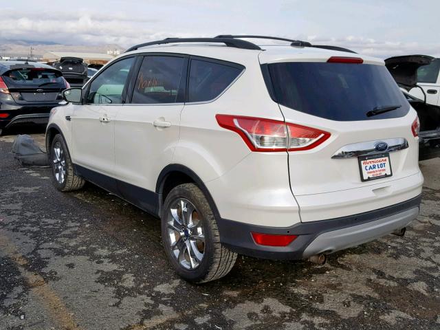 1FMCU9HX5DUC62761 - 2013 FORD ESCAPE SEL WHITE photo 3