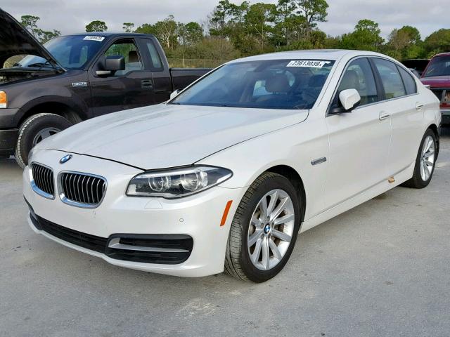 WBAXA5C52ED690766 - 2014 BMW 535 D WHITE photo 2