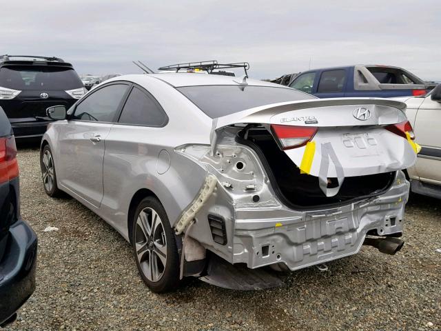 KMHDH6AH6EU027717 - 2014 HYUNDAI ELANTRA CO SILVER photo 3