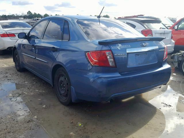 JF1GE61658H525371 - 2008 SUBARU IMPREZA SE BLUE photo 3