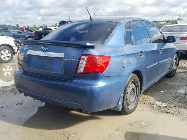 JF1GE61658H525371 - 2008 SUBARU IMPREZA SE BLUE photo 4