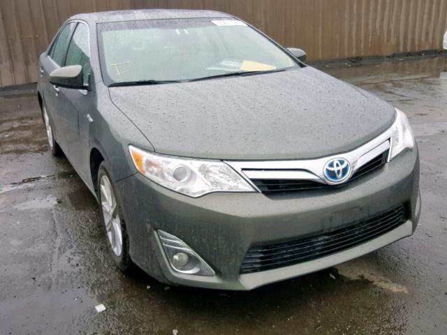 4T1BD1FK6DU081690 - 2013 TOYOTA CAMRY HYBR GRAY photo 1