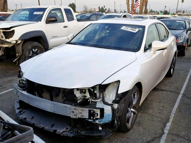 JTHBA1D24H5051134 - 2017 LEXUS IS 200T WHITE photo 2