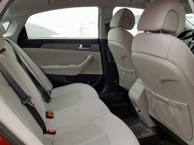 5NPE24AF3GH274039 - 2016 HYUNDAI SONATA SE 红色 照片 6
