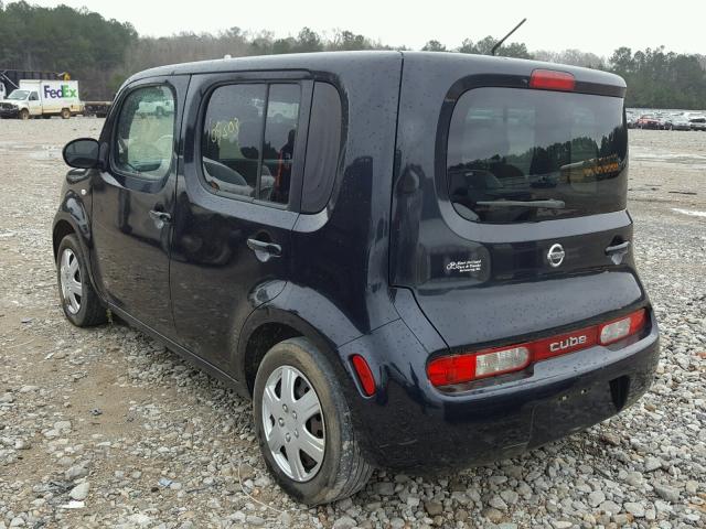 JN8AZ2KR3AT165367 - 2010 NISSAN CUBE BASE BLACK photo 3