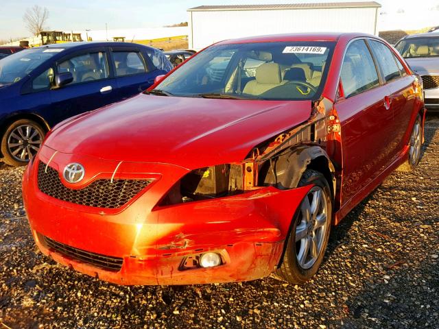4T1BE46KX7U051773 - 2007 TOYOTA CAMRY NEW Қызыл фото 2