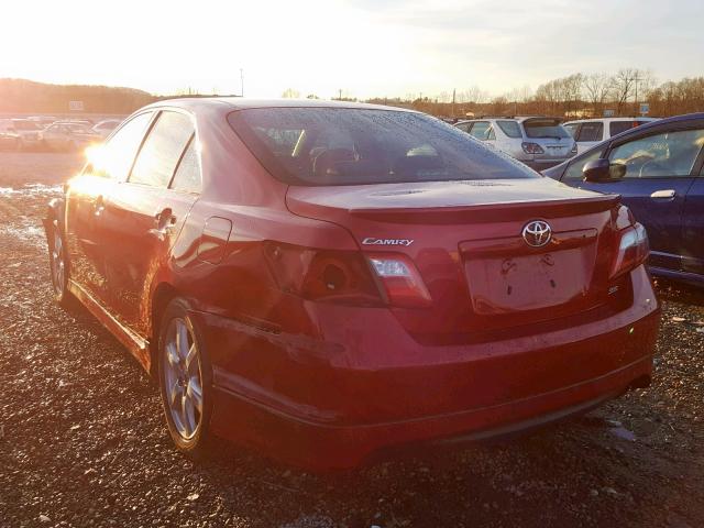 4T1BE46KX7U051773 - 2007 TOYOTA CAMRY NEW Қызыл фото 3