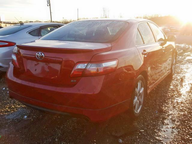 4T1BE46KX7U051773 - 2007 TOYOTA CAMRY NEW Қызыл фото 4