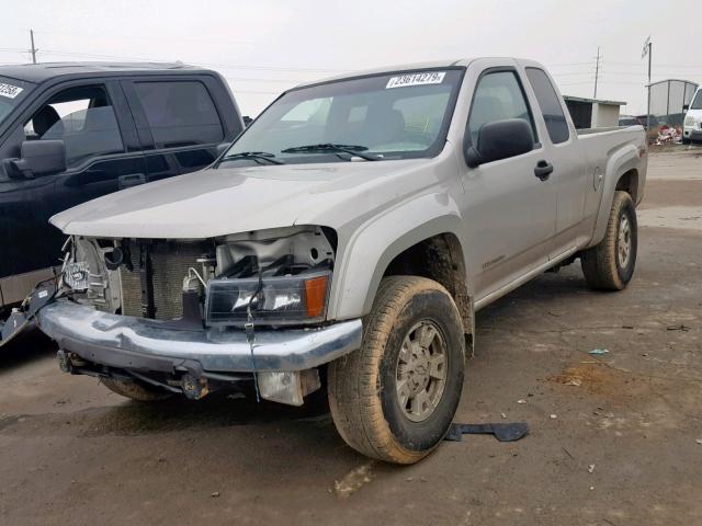 1GCDT196958234684 - 2005 CHEVROLET COLORADO SILVER photo 2