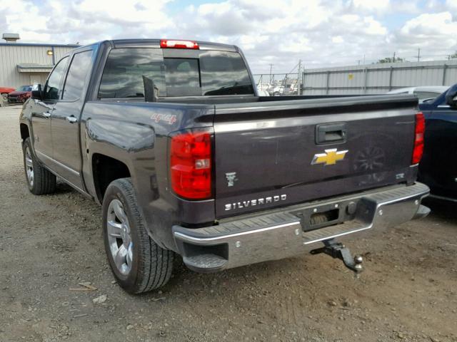 3GCUKSECXEG435816 - 2014 CHEVROLET SILVERADO CHARCOAL photo 3