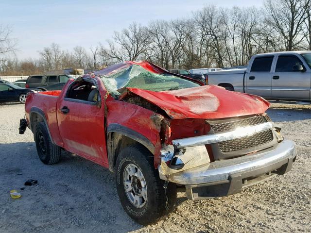 1GCCS148668307292 - 2006 CHEVROLET COLORADO RED photo 1