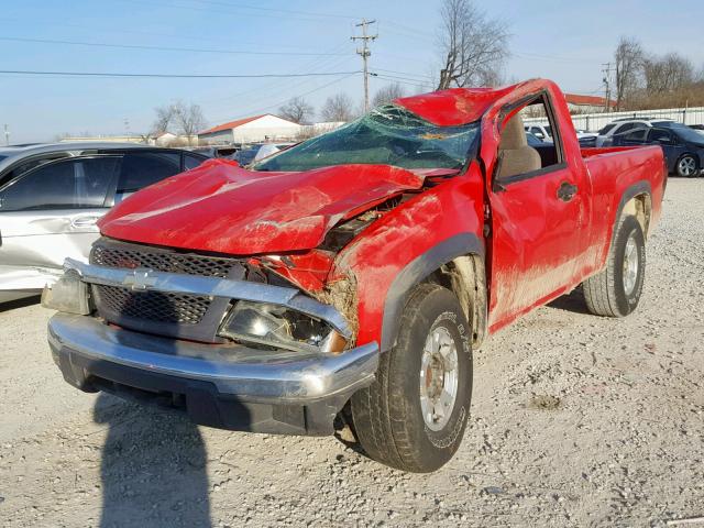 1GCCS148668307292 - 2006 CHEVROLET COLORADO RED photo 2