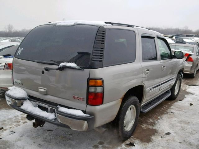 1GKEK13V95J122374 - 2005 GMC YUKON BEIGE photo 4