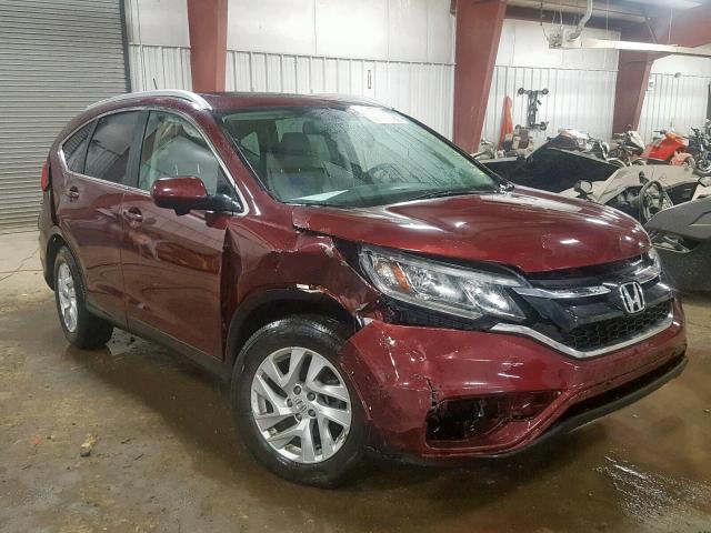 2HKRM4H78FH626170 - 2015 HONDA CR-V EXL MAROON photo 1