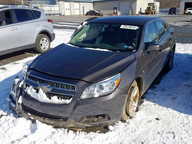 1G11C5SA0DF235654 - 2013 CHEVROLET MALIBU 1LT CHARCOAL photo 2