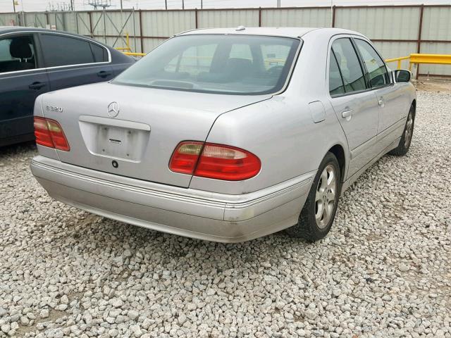 WDBJF65J42B464678 - 2002 MERCEDES-BENZ E 320 SILVER photo 4