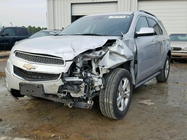 2GNALCEK2F6149380 - 2015 CHEVROLET EQUINOX LT SILVER photo 2