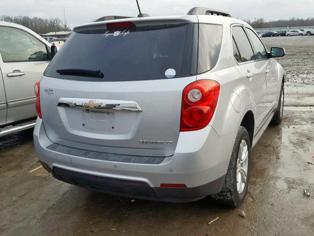 2GNALCEK2F6149380 - 2015 CHEVROLET EQUINOX LT SILVER photo 4