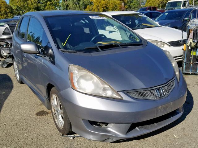 JHMGE88459S047837 - 2009 HONDA FIT SPORT GRAY photo 1