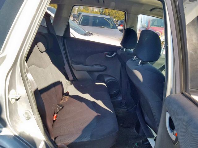 JHMGE88459S047837 - 2009 HONDA FIT SPORT GRAY photo 6