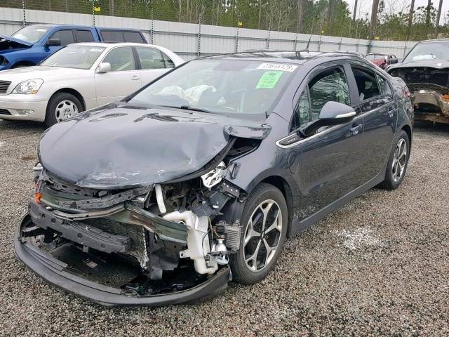 1G1RB6E44DU105762 - 2013 CHEVROLET VOLT GRAY photo 2