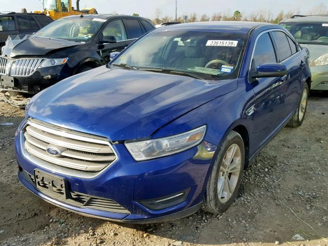 1FAHP2E87DG225043 - 2013 FORD TAURUS SEL BLUE photo 2