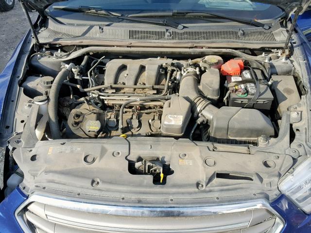 1FAHP2E87DG225043 - 2013 FORD TAURUS SEL BLUE photo 7