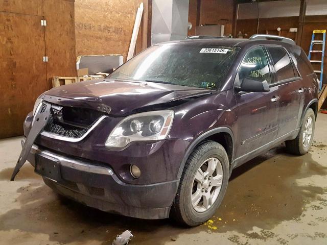 1GKEV13D99J164385 - 2009 GMC ACADIA SLE PURPLE photo 2