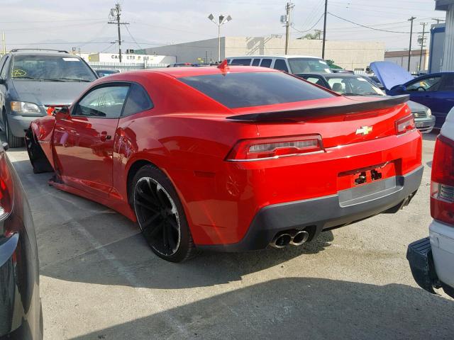 2G1FJ1EW3F9124460 - 2015 CHEVROLET CAMARO 2SS RED photo 3