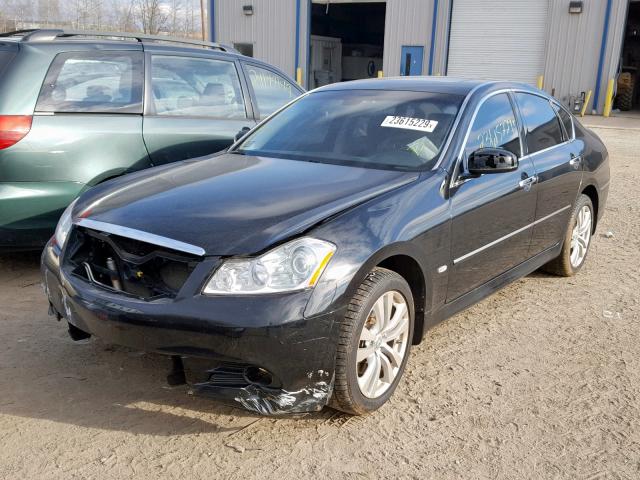 JNKAY01FX8M651347 - 2008 INFINITI M35 BASE BLACK photo 2