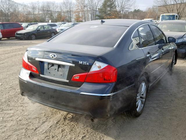 JNKAY01FX8M651347 - 2008 INFINITI M35 BASE BLACK photo 4