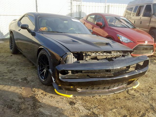 2C3CDZAG0GH113720 - 2016 DODGE CHALLENGER BLACK photo 1