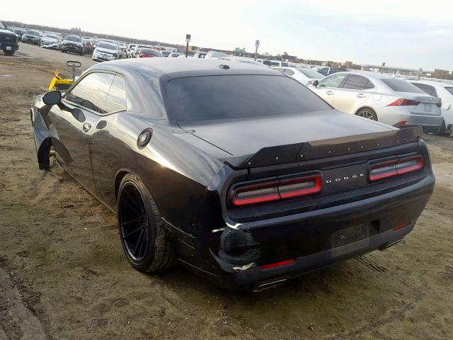 2C3CDZAG0GH113720 - 2016 DODGE CHALLENGER BLACK photo 3