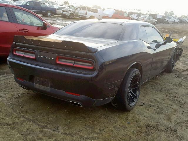 2C3CDZAG0GH113720 - 2016 DODGE CHALLENGER BLACK photo 4