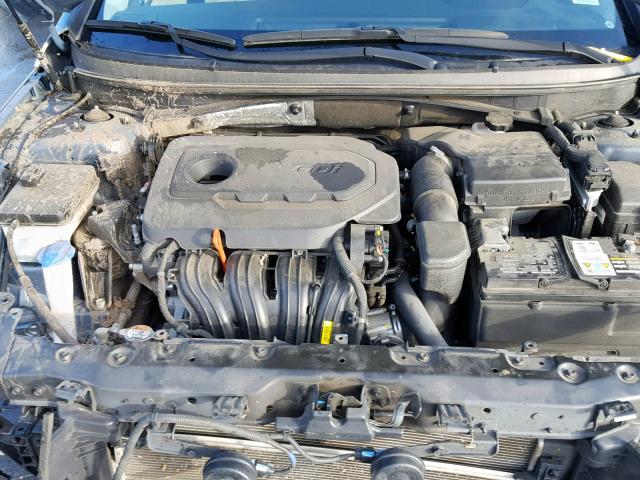 5NPE34AF7FH257806 - 2015 HYUNDAI SONATA SPO BLUE photo 7