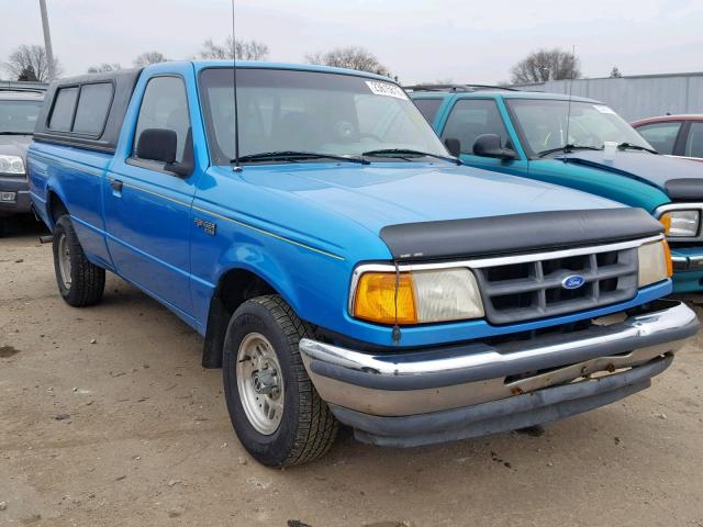 1FTCR10A3PPB04355 - 1993 FORD RANGER BLUE photo 1