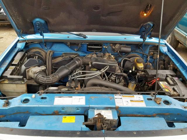 1FTCR10A3PPB04355 - 1993 FORD RANGER BLUE photo 7