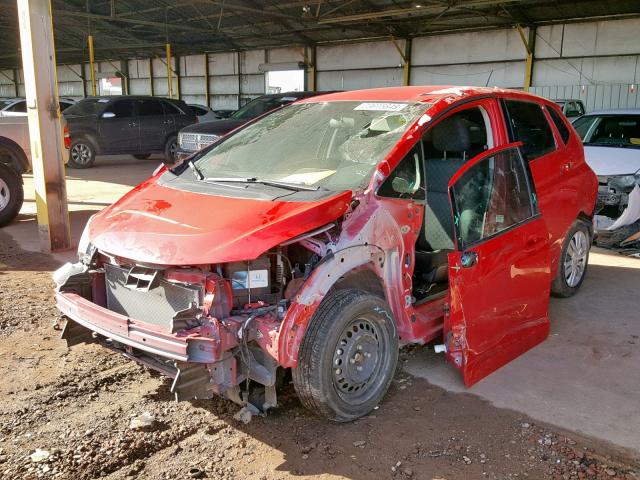 JHMGK5H59GX030071 - 2016 HONDA FIT LX RED photo 2