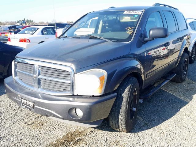 1D4HD48D74F145094 - 2004 DODGE DURANGO SL GRAY photo 2